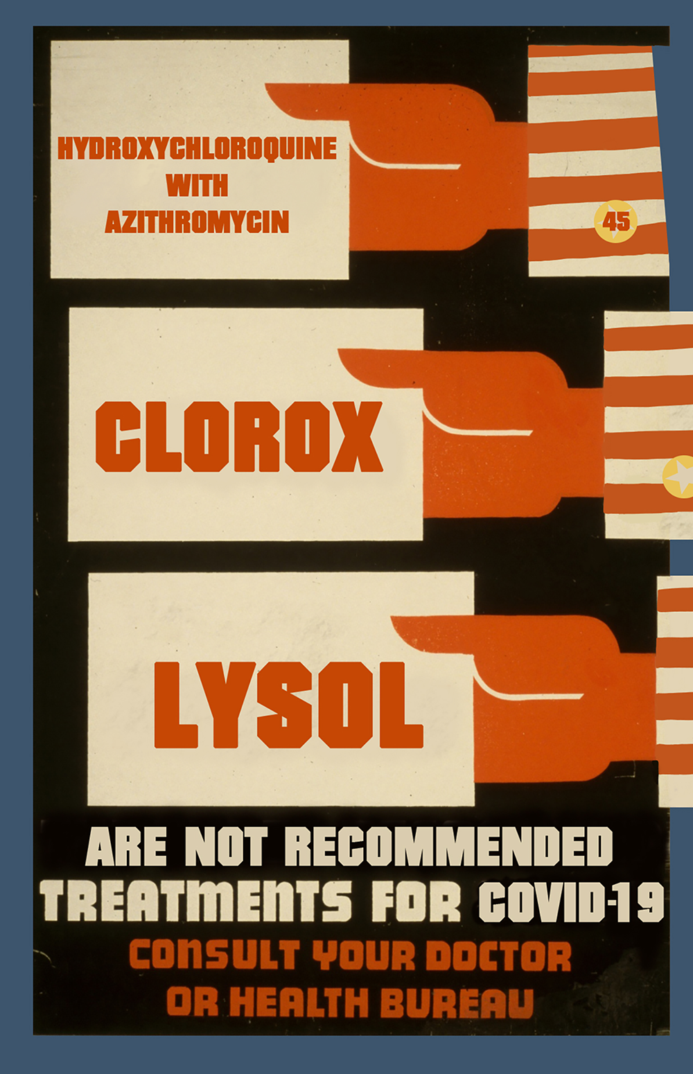 a poster in the style of 1940s propaganda